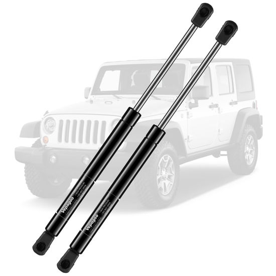 Picture of Vepagoo 6678 Rear Window Glass Struts for 2011-2017 Jeep Wrangler, Gas Shock for Base Sport Utility 2-Door Rear Window Glass-with Factory Top,Lift Support 96678, 350388, 68068261AA, 6806 8261AA
