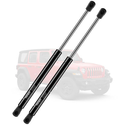Picture of Vepagoo 6602 Rear Window Glass Struts for 2006-2010 Jeep Wrangler, Gas Struts for 2006 Jeep Wrangler 65th Anniversary Edition Sport Utility Shock, 95330, 04589608AA, 04589609AA