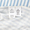 Picture of HonestBaby Boys Organic Cotton Changing Pad Cover, Blue Ticking Stripe, One Size