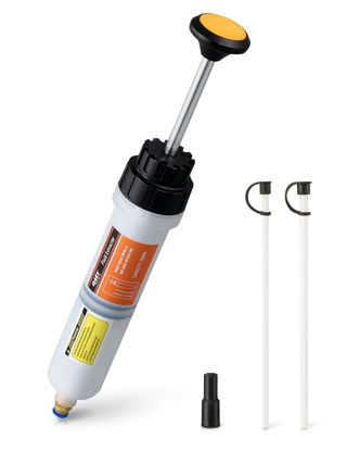 Picture of Orion Motor Tech 200mL Manual Fluid Extractor and Filler, Syringe Style Pump for Power Steering Transmission Gear Oil & Brake Fluid Changes, Hand Vacuum Pump for ATV Boat Automotive Fluid Extraction