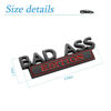 Picture of Car Bad Ass Edition Emblem, 3D Fender Badge Decal Car Sticker with 3M Adhesive, Auto Accessories for Tailgate Front Grille Hood Trunk, Car Replacement Compatible with Motorcycle SUV Truck