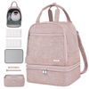 Picture of DERJUNSTAR Breast Pump Bag, Compatible with Spectra S1 and S2, Portable Carrying Case, breastmilk storage bag, spectra breast pump, Pink