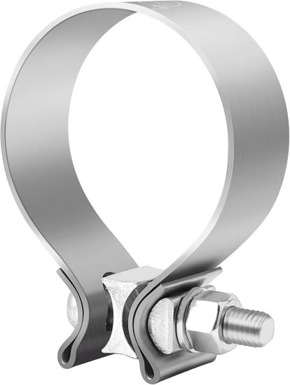 Picture of EVIL ENERGY 2.25 Inch Exhaust Clamp,2 1/4" Narrow Band Muffler Clamp Stainless Steel for Pipes,Mufflers,Catalytic Converters