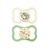 Picture of MAM Supreme Night Baby Pacifier, for Sensitive Skin, Patented Nipple, 2 Pack, 16+ Months, Unisex,2 Count (Pack of 1)