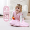 Picture of Mosebears Unisex Rayon Made from Bamboo Sleep Sack with 2-Way Zipper,2.5 Tog Baby Winter Sleep Sack (Blush,6-18 Months)
