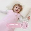 Picture of Mosebears Unisex Rayon Made from Bamboo Sleep Sack with 2-Way Zipper,2.5 Tog Baby Winter Sleep Sack (Blush,6-18 Months)