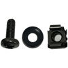 Picture of Wang-Data 100 Sets M6 Square Hole Hardware Cage Nuts & Mounting Screws Washers for Server Rack and Cabinet (M6 X 16mm)(Screw+Washer+cage nut)