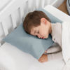 Picture of Comfy Cubs Toddler Pillow with Soft Muslin Pillowcase, 13"x18", Pacific Blue, 2 Pack - Kids Pillow for Sleeping & Travel - Comfortable Small Pillow - Kids Travel Pillow with Breathable Microfiber Fill