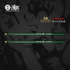 Picture of 5A Drumsticks,Hickory Wood Drumsticks with Acorn Tips, for Acoustic or Electronic Drum,Bluefire Drumstick, Weight Matched, 6 sticks/3 Pairs. Dark green color.