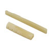 Picture of Miwayer Acoustic Guitar Bridge Unbleached Bone 6 Strings Saddle and Nut Made of Real Natural Bone (Acoustic Bridges 1 pair)