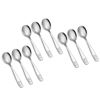 Picture of Pimoys 9 Pieces Toddler Spoons Kids Spoons, Kids Silverware Stainless Steel Toddler Utensils Metal Kids Cutlery Set Baby and Children Safe Flatware, Perfect for Small Hands