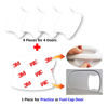 Picture of 3M 5pcs Car Door Handle Cup Protector/Sticker/Guard, 3M PPF(Paint Protection Film), Clear(Transparent), Anti Scratch, Universal Fit for Most Cars (Clear/5pcs)