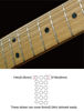Picture of Inlay Sticker Fret Markers for Guitars & Bass - Custom Dots - Black Pearl