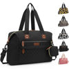 Picture of Pritent Diaper Bag Tote, Diaper Baby Bags with Pacifier Case, Shoulder Straps, Stroller Clips, Waterproof Large Mommy Bag Maternity Bag Travel Baby Bag for Mom and Dad, black, Medium
