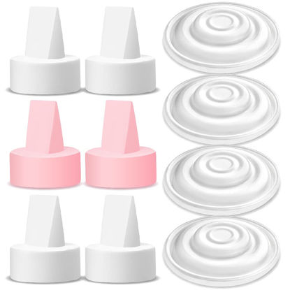 Picture of Maymom Pump Parts Compatible with Spectra S1 Spectra S2 Spectra Incl Duckbill Valve Replace Spectra Duckbill Valve Spectra S2 Replacement Parts Not Original Spectra Pump Parts (6 Duckbill 4 Membrane)