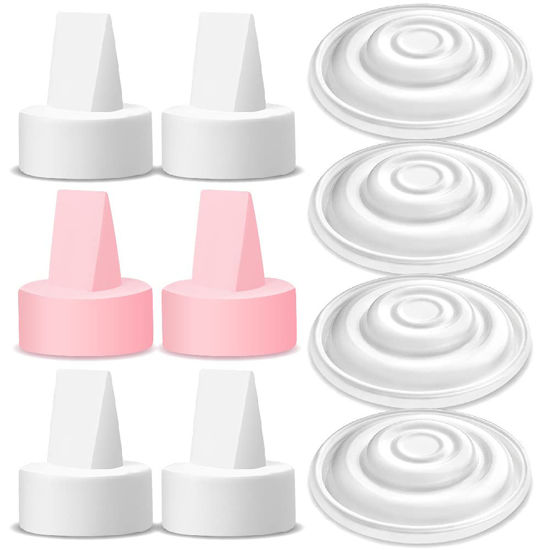 Picture of Maymom Pump Parts Compatible with Spectra S1 Spectra S2 Spectra Incl Duckbill Valve Replace Spectra Duckbill Valve Spectra S2 Replacement Parts Not Original Spectra Pump Parts (6 Duckbill 4 Membrane)
