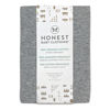 Picture of HonestBaby unisex baby 2-Pack Organic Cotton Fitted Crib Sheets Wearable Blanket, Heather Gray, One Size