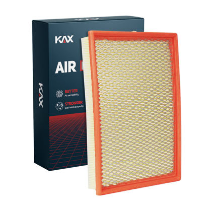 Picture of KAX Engine Air Filter, CA8817 Replacement for Liberty 3.7L 2002-2007 Grand Cherokee 4.7L 2005-2010 Commander 2006-2010, Advanced Air Filter Media, Increased Acceleration