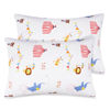 Picture of Zenssia Organic Cotton Toddler Pillowcases Pack of 2, 13x18 Inches Travel Pillowcase with Envelope Closure, Soft & Breathable Baby Pillow Case Cover, Circus