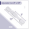 Picture of Bates- Child Safety Strap Locks, 12 Pack, White Baby Cabinet Locks, Toilet Locks Baby Proof, Child Proof Drawer Locks, Cabinet Baby Locks for Cabinets, Child Proof Cabinet Locks, Drawer Child Locks