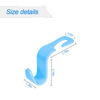Picture of 4PCS Car Back Seat Headrest Hooks, Rear Car Seat Storage Headrest Hanger Holder Hooks Organizer, Universal Auto Interior Accessories for Bag Purse Handbag Cloth Coats Grocery (Light Blue)