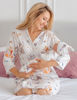 Picture of ECO BABY Mommy and Me Robe and Swaddle Set | Maternity Robe and Matching Baby Set for Girl, Boy | Hospital Labor and Delivery
