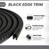 Picture of Edge Trim Black Small, Fits Edge 1/16 to 1/8 Inch, Length 10 Feet (3.05 Meter)
