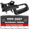 Picture of TRUBUILT1 AUTOMOTIVE Tailgate Handle Latch and Bezel Trim with Rod Clips | for 1999-2007 Chevy Silverado GMC Sierra 1500 2500 3500 | Replaces# 15997911, 15228539, 15228541, 15228540