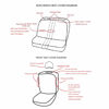 Picture of Flying Banner Car Seat Covers Full Set Front Seats and Rear Bench Polyester car seat Protectors Black Gray Purple airbag Compatible Rear Bench Split (Black Red)