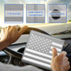 Picture of Ziciner Car Registration Insurance Holder, 2Pack Essential Auto Card Document Glove Box Organizer with Velcro Closure, Vehicle Interior Accessories Perfect for Most Car, Truck, SUV (Gray/Back Flag)
