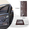 Picture of Ziciner Car Registration Insurance Holder, 2Pack Essential Auto Card Document Glove Box Organizer with Velcro Closure, Vehicle Interior Accessories Perfect for Most Car, Truck, SUV (Brown/White Flag)