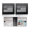 Picture of Ziciner Car Registration Insurance Holder, 2Pack Essential Auto Card Document Glove Box Organizer with Velcro Closure, Vehicle Interior Accessories Perfect for Most Car, Truck, SUV (Black/White Flag)