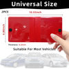 Picture of Ziciner Car Registration Insurance Holder, 2Pack Essential Auto Card Document Glove Box Organizer with Velcro Closure, Vehicle Interior Accessories Perfect for Most Car, Truck, SUV (Red/Big Car)