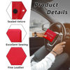 Picture of Ziciner Car Registration Insurance Holder, 2Pack Essential Auto Card Document Glove Box Organizer with Velcro Closure, Vehicle Interior Accessories Perfect for Most Car, Truck, SUV (Red/Big Car)