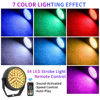 Picture of Telbum Strobe Light, 54 Super-Bright RGB LEDs Mini Strobe Light for Parties, Halloween Strobe Lights with Remote Control, Sound Activated & Speed Control DJ Flashing Light for Room Stage Disco Party