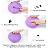 Picture of Rain Drum for Outside Garden,Steel Tongue Drum 12 Inches 15 Notes Musical Instruments, Handpan Drum Percussion Instrument, with Soft Bag, Music Book, 2 Mallets, for Meditation or Yoga (Purple)