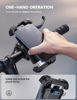 Picture of Lamicall Bike Phone Mount Holder - Motorcycle Phone Mount, Adjustable Cell Phone Holder, Bicycle Scooter Handlebar Cradle Clip for iPhone 16 Pro Max/Plus, iPhone 15 Plus, iPhone 14 and 4.7-6.8" Phone