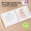 Picture of First 5 Years Baby Memory Book Girl, Boy - 90 Pages Hardcover First Year Baby Book Keepsake, Baby Milestone Book for New Parents, Baby Scrapbook, Baby Album and Memory Book Journal (Fairytale Land)