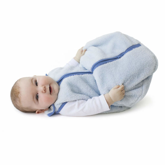 Picture of baby deedee Sleep nest Teddy Baby Sleeping Bag Sack for Boys and Girls Infants and Newborns, Soft Blue, Medium (6-18 Month)