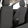 Picture of Flying Banner car seat Covers Protects Water Proof Faux Leather Carbon Fiber Fronts Gray Gray