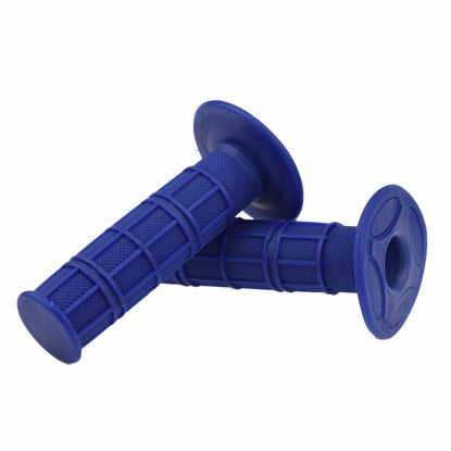 Picture of HIAORS 7/8 Inches Universal Motorcycle Grips Hand Grips for YZ80 YZ85 YZ125 YZ250 YZ426F 450F Pit Dirt Bike Off Road Motorcycle Blue