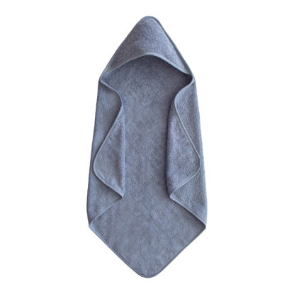 Picture of mushie Baby Hooded Towel | Organic Cotton (Tradewinds)