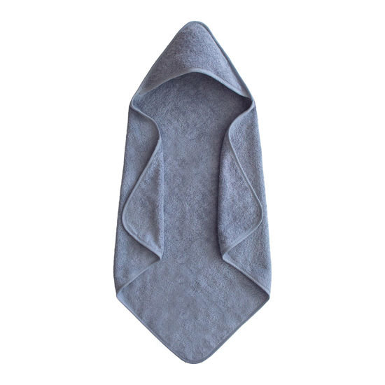 Picture of mushie Baby Hooded Towel | Organic Cotton (Tradewinds)