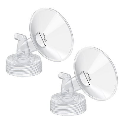 Picture of Paruu Pump Parts Compatible with Spectra S1/S2/9 Plus, Not Original Accessories, Replacements Include 21mm Flange, 2Pack