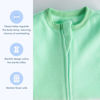 Picture of SleepingBaby Zipadee-Zip Transition Swaddle - Fleece Baby Swaddling Blanket with Zipper - Mint, Small (4-8 Month)