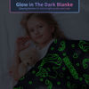 Picture of Unicorn Blanket for Girls, Glow in The Dark Blankets for Girls Kids Blankets for Girls, Personalized Blankets for Girls/Baby/Toddler, Unicorns Gifts for Girls Age 1-12, Soft Fleece Blanket 40"x 50"