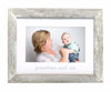 Picture of Pearhead Grandma & Me Keepsake Rustic Picture Frame, New Grandma Gifts from Baby, Nursery Wall And Tabletop Decor, 4x6 Photo Insert, Distressed Wood