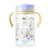Picture of Evorie Tritan Toddler Sippy Cup with Silicone Straw, Spill-Proof Straw Water Bottle for Kids 1-2 Years Old, 10 oz, Removable Handles, Ideal for School