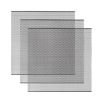Picture of AggAuto 3Pcs Universal 13"x13" Metal Mesh, Never Rust Aluminum Alloy Vent Mesh Screen Grille Insert Hardware Cloth Honeycomb Hole 6mm Black