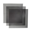 Picture of AggAuto 3Pcs Universal 13"x13" Metal Mesh, Never Rust Aluminum Alloy Vent Mesh Screen Grille Insert Hardware Cloth Rhombic Hole 4x8mm Black